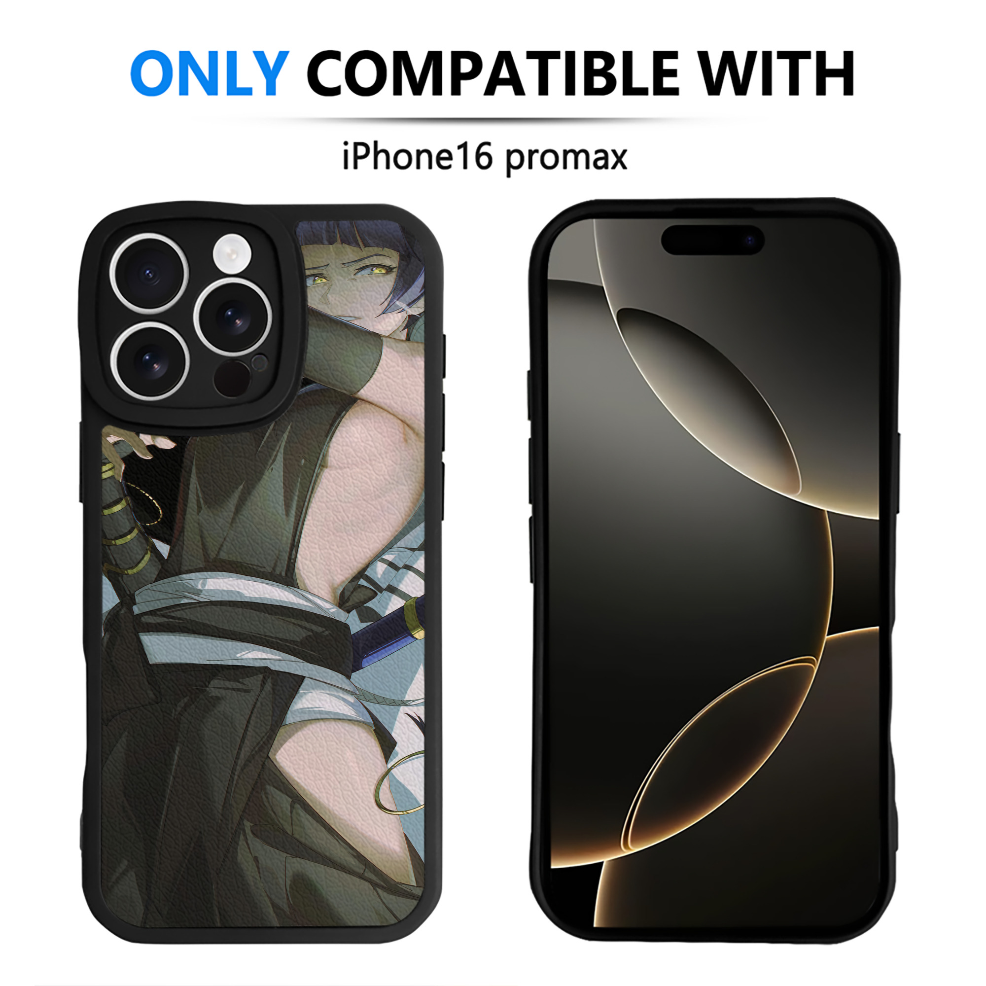 （画像用） ブリーチ BLEACH 【iPhone 16シリーズ対応】シリコンスマホケース（レザー調） 材質：シリコン